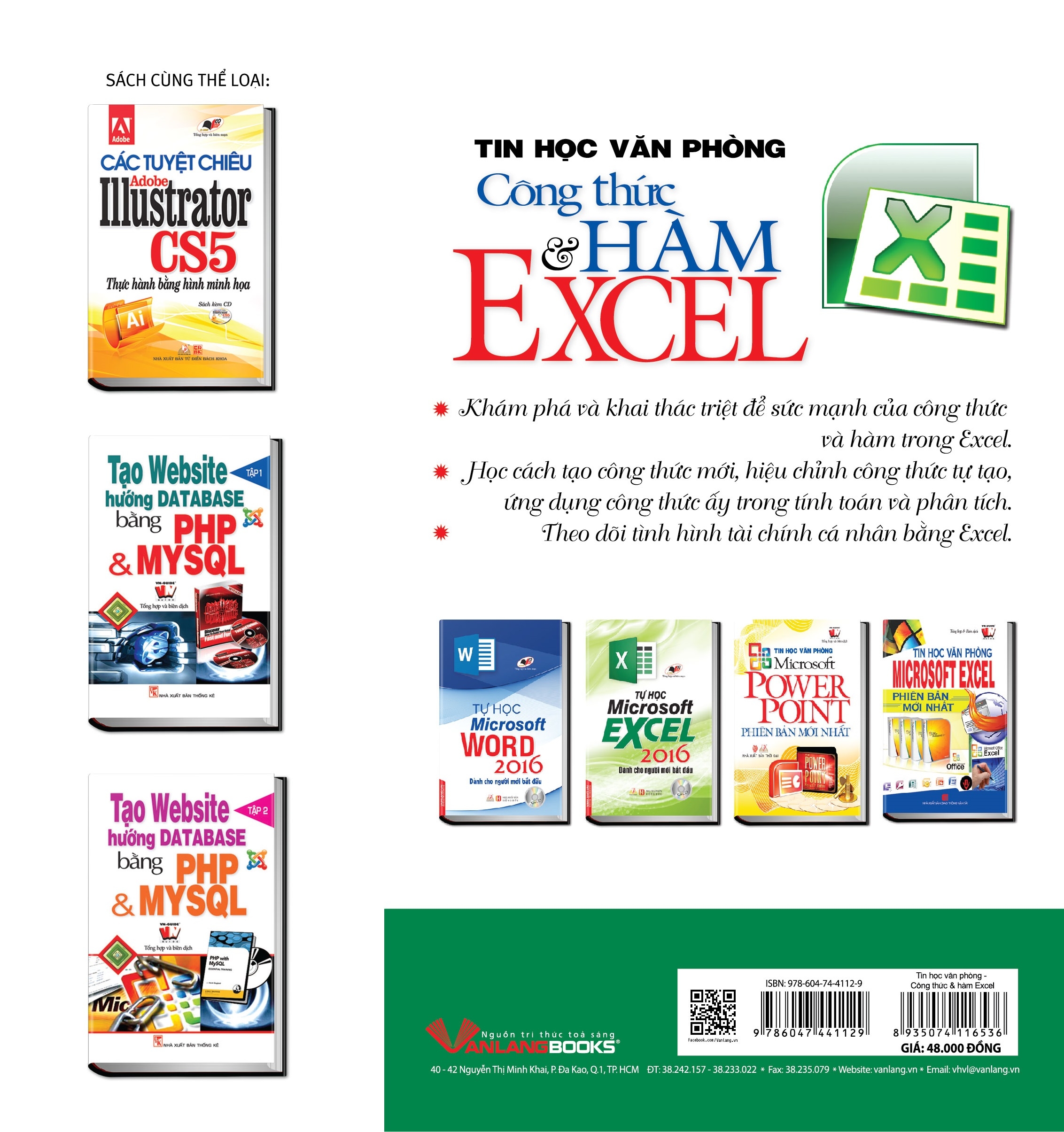 Sách Tin Học Văn Phòng - Công Thức &amp; Hàm Excel