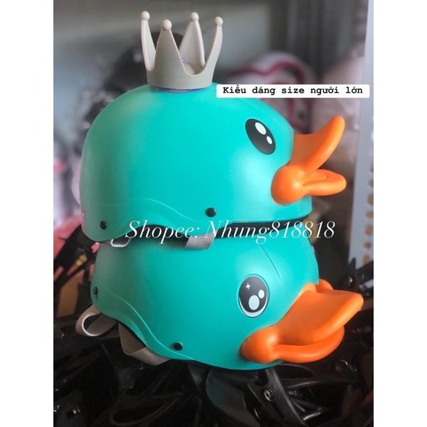 Nón bảo hiểm vịt vàng B DUCK cho em bé và người lớn hàng cao cấp