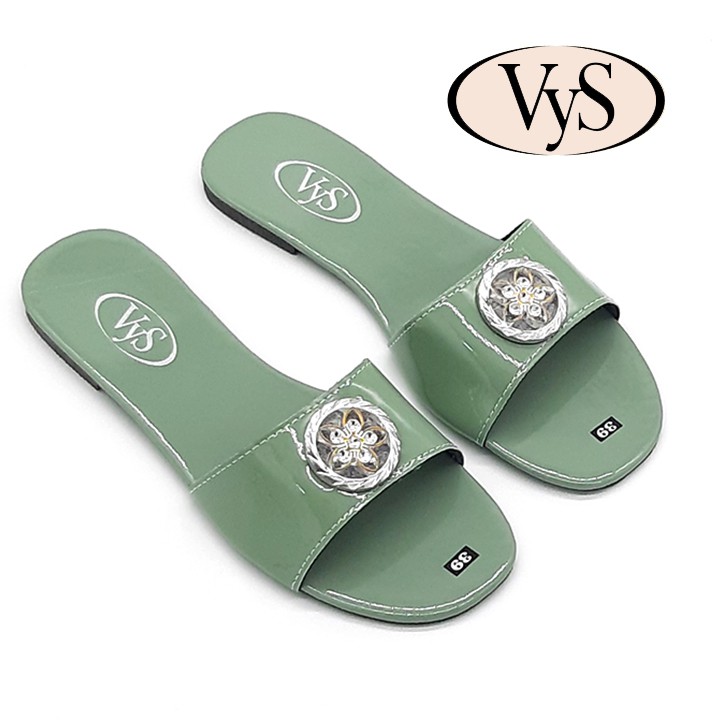 Dép lê bệt nữ quai ngang hoạ tiết khoá ngôi sao thời trang VYS TA6501 (Nhiều màu)