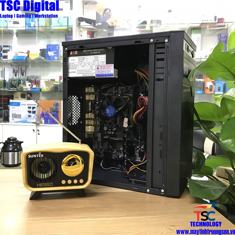 Case Máy Tính Để Bàn Core i3-2100/ 4Gb/ Mainboard H61 LGA1155 | Thích Hợp Văn Phòng, Giải Trí, Chơi Game Nhẹ