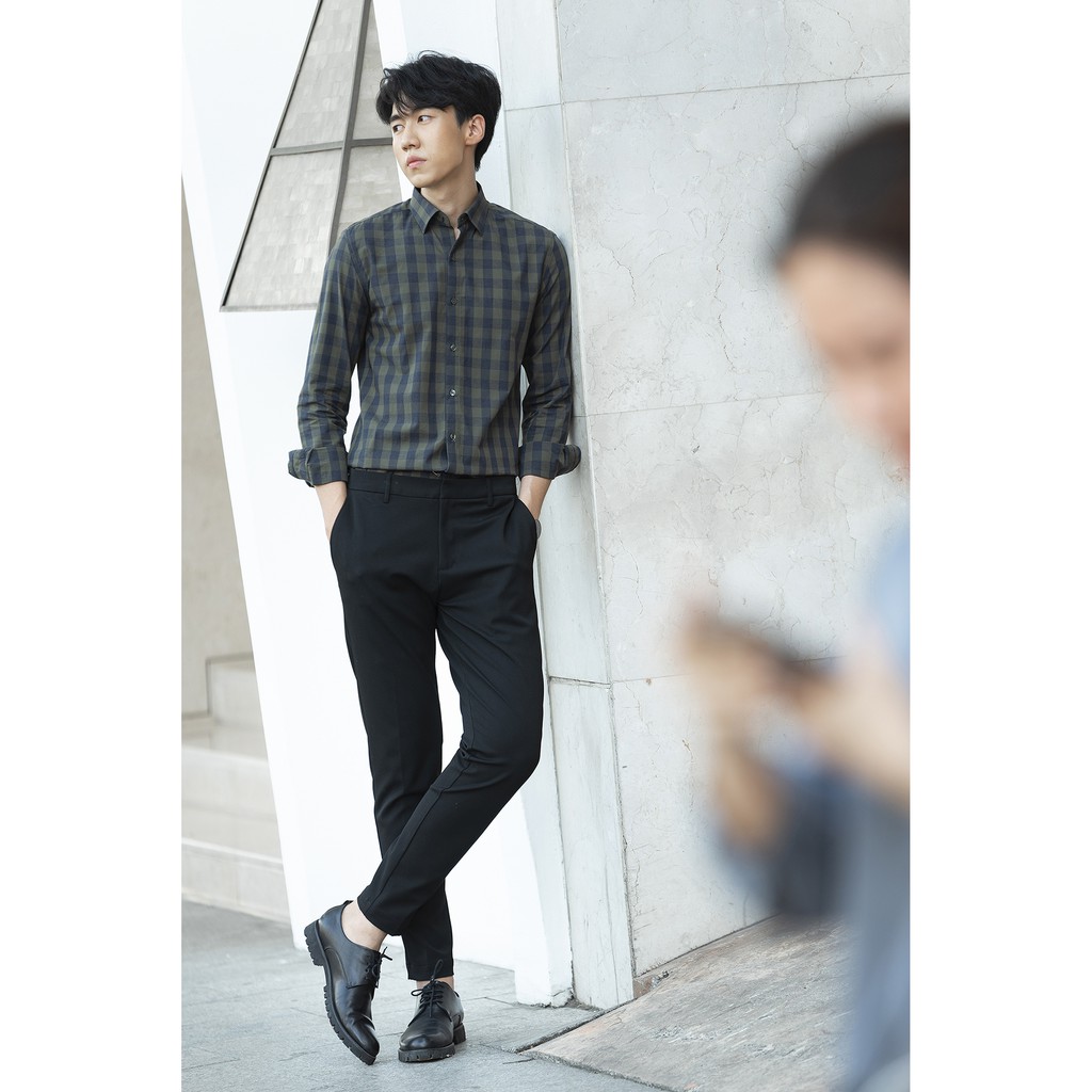 Áo sơ mi BEN & TOD họa tiết cotton cao cấp co giãn phong cách đơn giản công sở trẻ trung 09063 | BigBuy360 - bigbuy360.vn