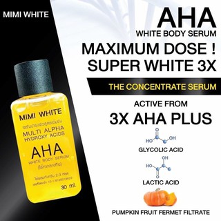 Serum Kích Trắng Da Mimi White AHA 30ml - Thái Lan