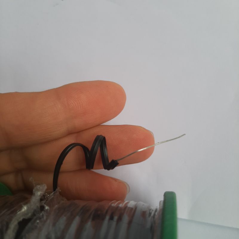 Dây kẽm bọc nhựa lõi 0.7mm, cả vỏ 2mm, dài 70m