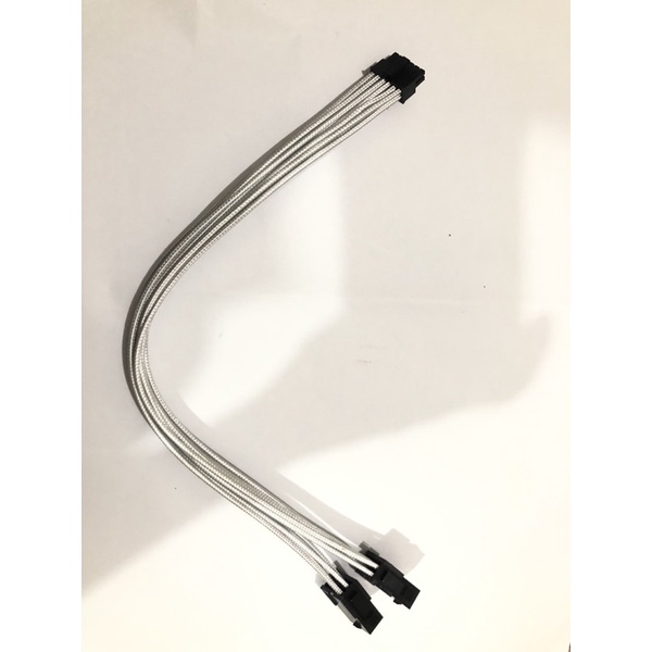 Dây chuyển nguồn vga 2 đầu 8 pin sang mini 12 pin dài 40cm siêu bền