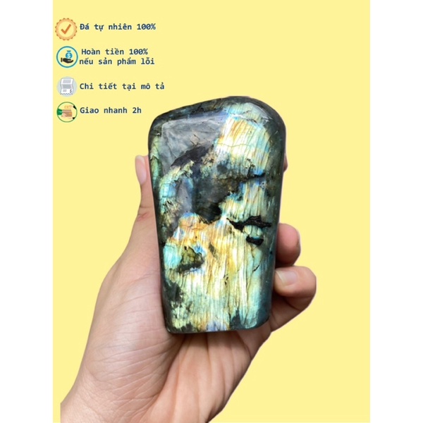 Đá xà cư - Labradorite ( ms : XC50)