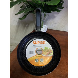 Chảo tráng men chống dính supor f07a24 - 24cm