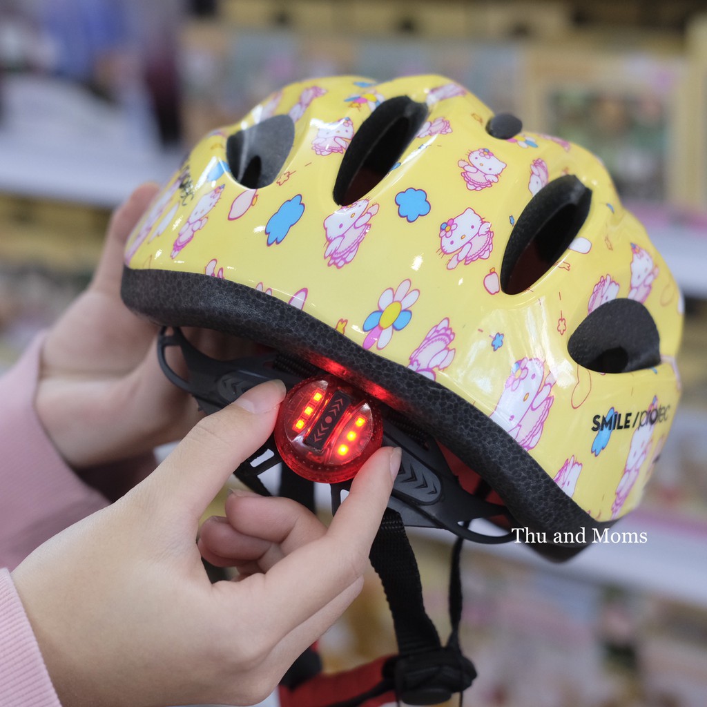 Protec Mũ bảo hiểm Xe đạp siêu nhẹ hình Pony xanh dành cho trẻ em - mũ bảo hiểm cho bé