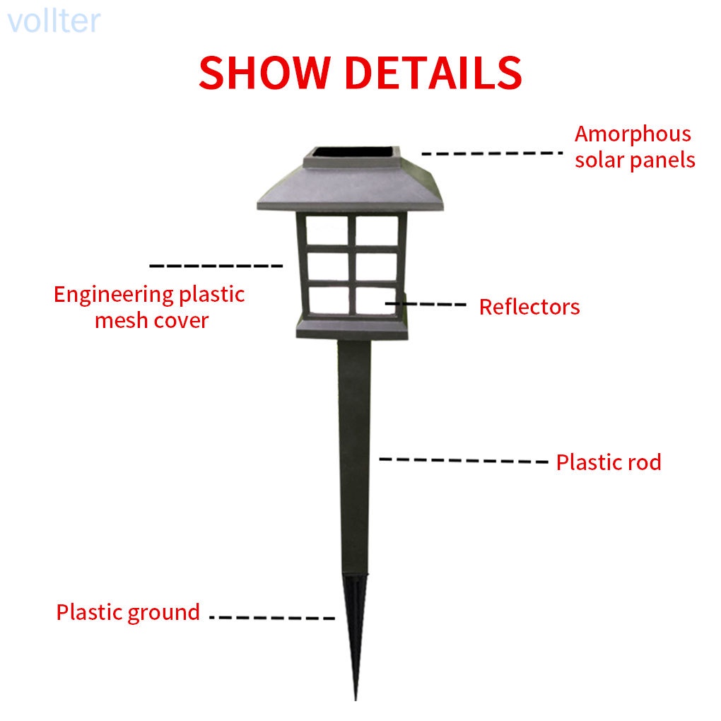 Đèn Năng Lượng Mặt Trời Không Dây Trang Trí Sân Vườn Ban Đêm