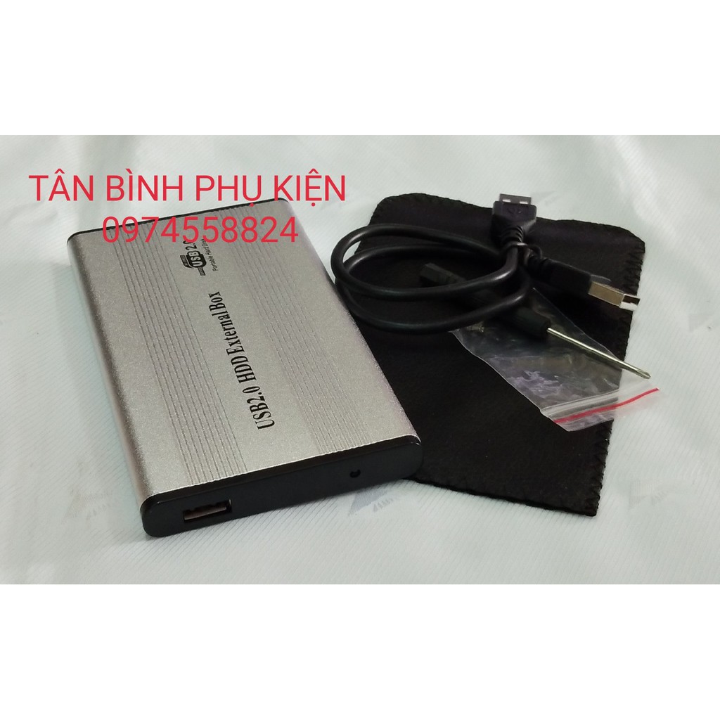 Box ổ cứng laptop 2.5 inch SATA vỏ nhôm