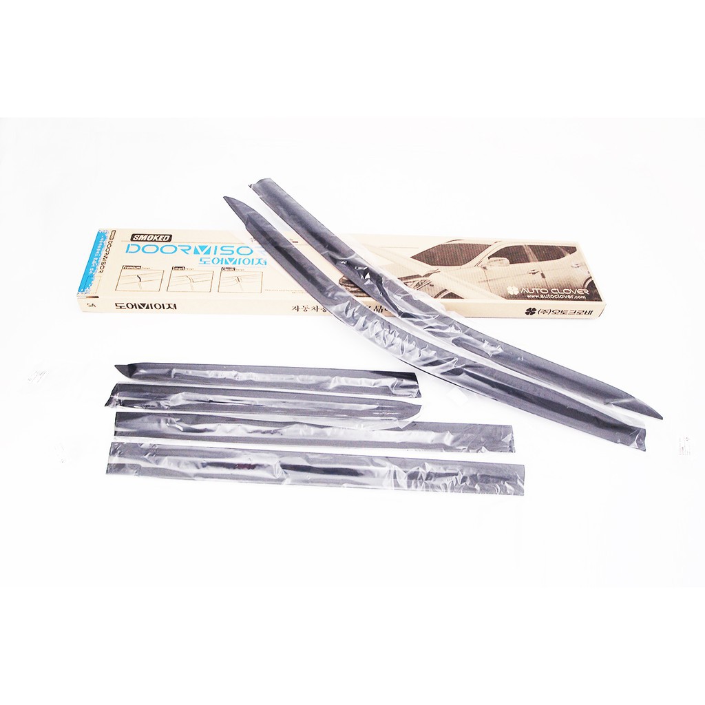 vè mưa Prado 2010-2011-2012-2013 Vè đen 6 Chi Tiết Auto Clover Hàn Quốc