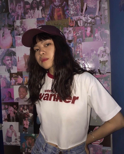 Áo Crop Top ưanker ( kèm anh thật )