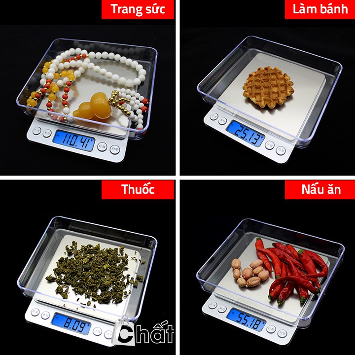 Cân tiểu ly đơn vị tính 0.1g tải trọng tối đa 1000gram