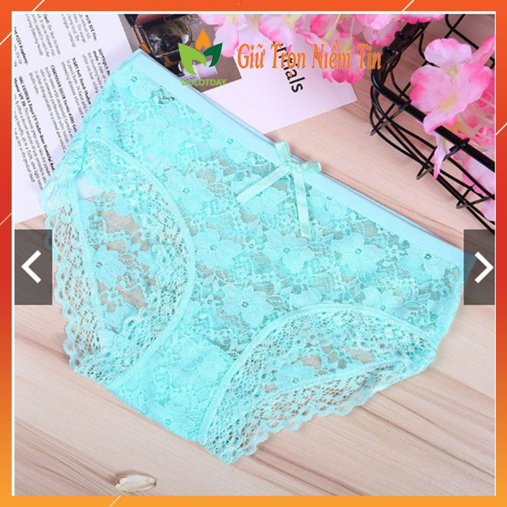 COMBO 5 Quần lót ren gợi cảm sexy siêu mỏng xuyên thấu nhiều màu LOTNU16