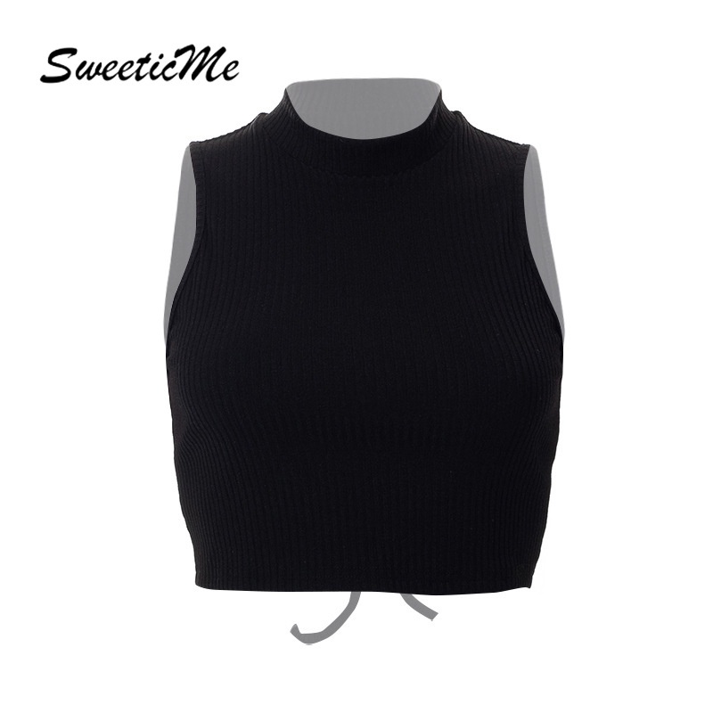 Áo Tank Top Sát Nách Cổ Tròn Màu Trơn Thời Trang   Quyến Rũ Cho Nữ