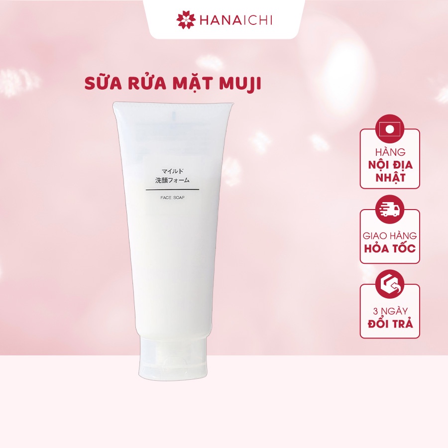 Sữa Rửa Mặt Muji Face Soap 200gr Nội Địa Nhật