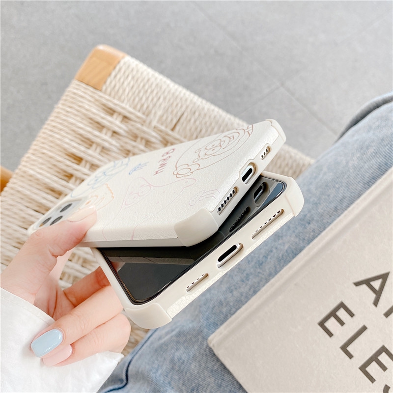 Ốp iphone - Ốp lưng da Auto Focus 4 góc Bọt biển hmbb 7/8/7plus/8plus/x/xs/xsmax/11/11pro max - Awifi Case | BigBuy360 - bigbuy360.vn