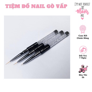 Cọ vẽ nét cán đá 3 cỡ 5mm 9mm 11mm