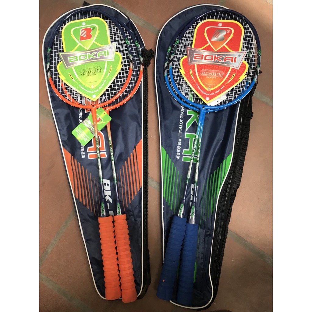 combo bộ 2 cây Vợt Cầu Lông BOKAI ( BK -136 ) - Tặng ngay hộp Cầu Ba Sao 10 quả