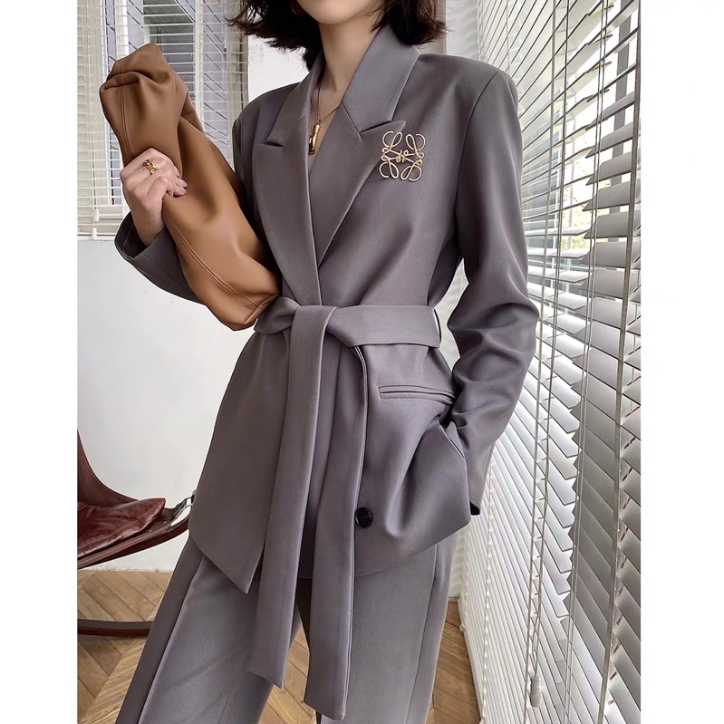 Bộ vest kèm đai hàng cao cấp chuẩn form - Hàng order Quảng Châu