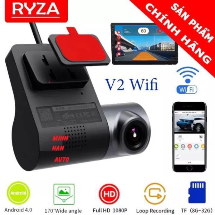 Camera V2 WIFI Camera Hành Trình Màn Hình Android - XEM VIDEO TRÊN ĐIỆN THOẠI, camera cho xe ô tô, camera hành trình