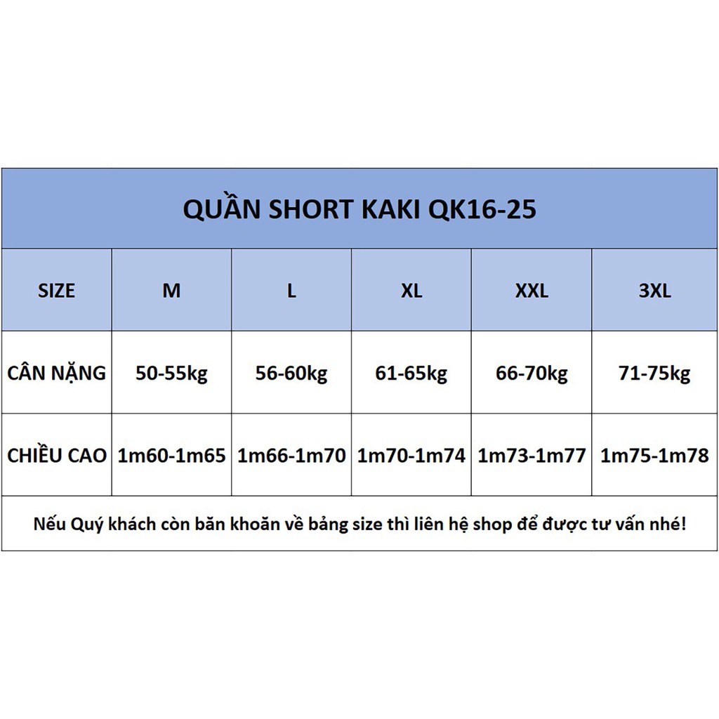 Quần Short Nam Vải Kaki 6 Màu Trẻ Trung Phong Cách Hàn Quốc BATINO