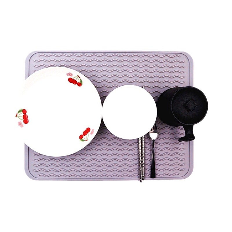 Silicone Tấm Lót Ly Bằng Silicon Chịu Nhiệt Chống Trượt Tiện Dụng Giá Đỡ