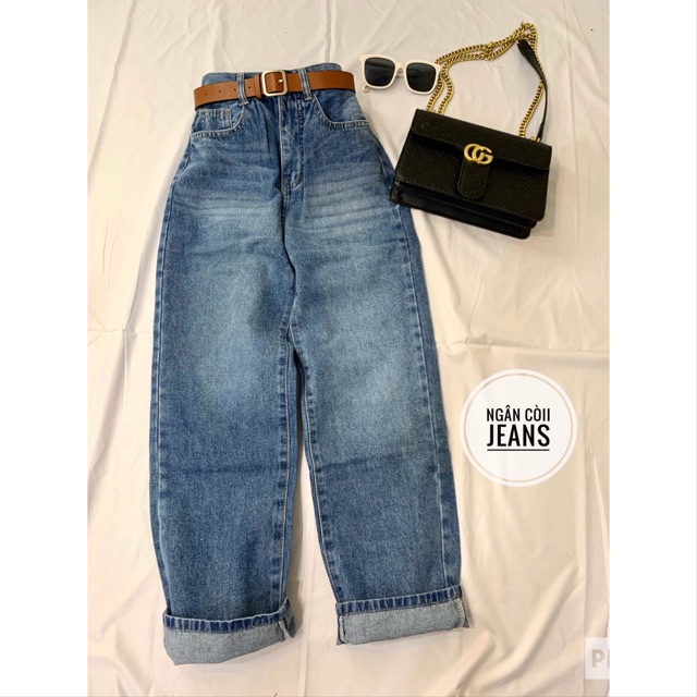 Quần Jeans Xuông siêu Hack Chân