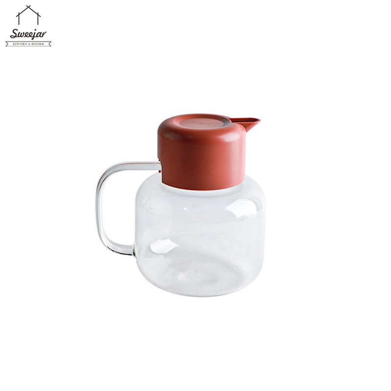 Ấm đun nước SWEEJAR có tay cầm tiện dụng bằng thủy tinh dung tích 1500ml