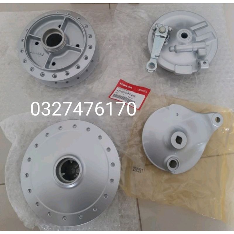 Bộ bát má đùm, moay ơ trước sau xe DREAM thái zin honda