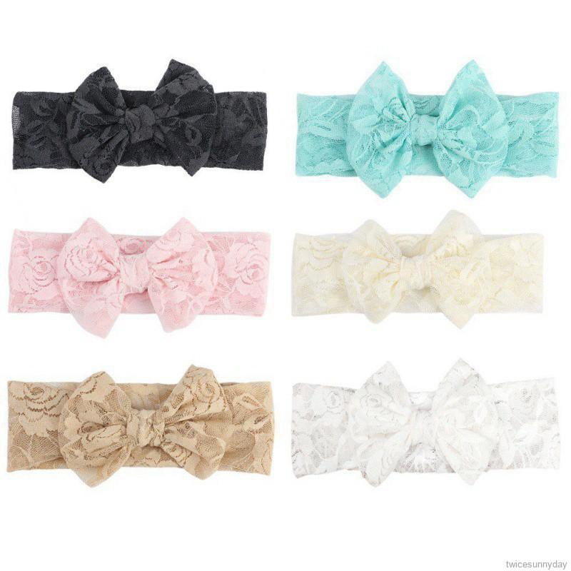 Băng Đô Đính Nơ Đáng Yêu Cho Bé Gái