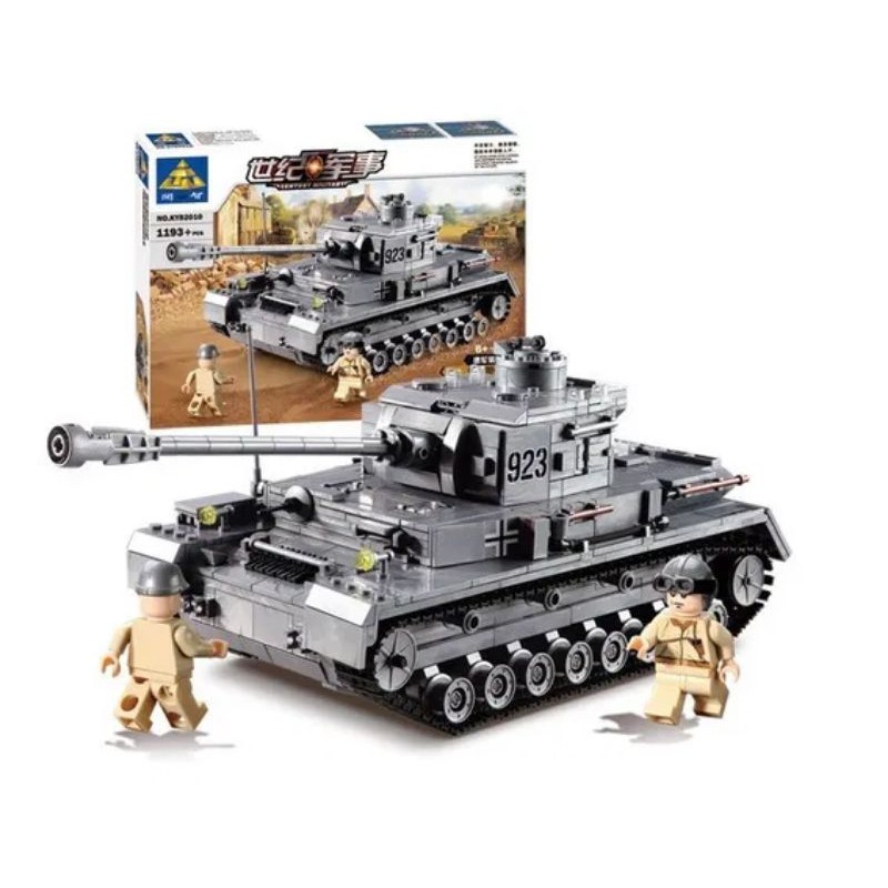 [SIÊU PHẨM 1193 MẢNH GHÉP] ĐỒ CHƠI XẾP HÌNH LẮP RÁP KIỂU LEGO XE TĂNG - KAZI 82010