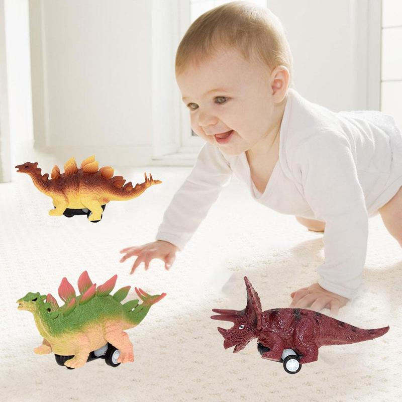 1 Xe Đồ Chơi Kéo Lưng Khủng Long Tyrannosaurus Cho Bé