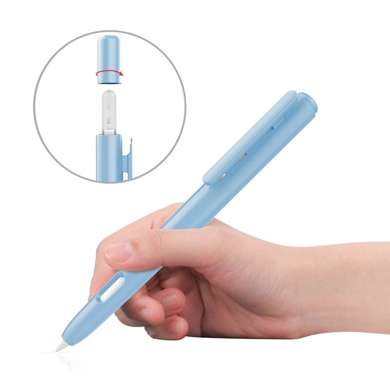 Vỏ Bọc Bảo Vệ Bút Cảm Ứng Apple Pencil Thế Hệ 2 Chống Trượt Có Nắp Đậy