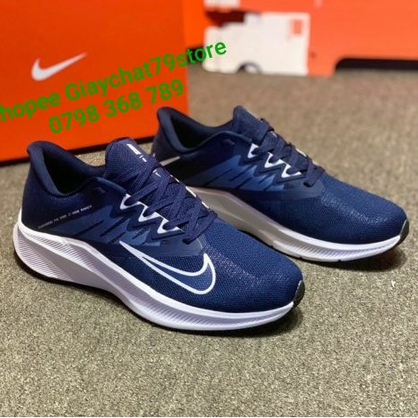 Giày Nike Running Quest 3 2020 Navy Men's [Chính Hãng - FullBox] Giaychat79store