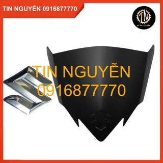 Chắn gió Satria/ Raider fi màu đen nhám chính hãng