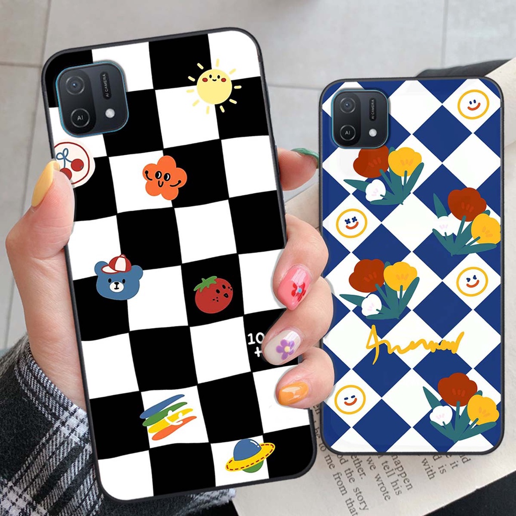Ốp Oppo A16k họa tiết hoa, gấu thời trang, ốp dẻo bền đẹp