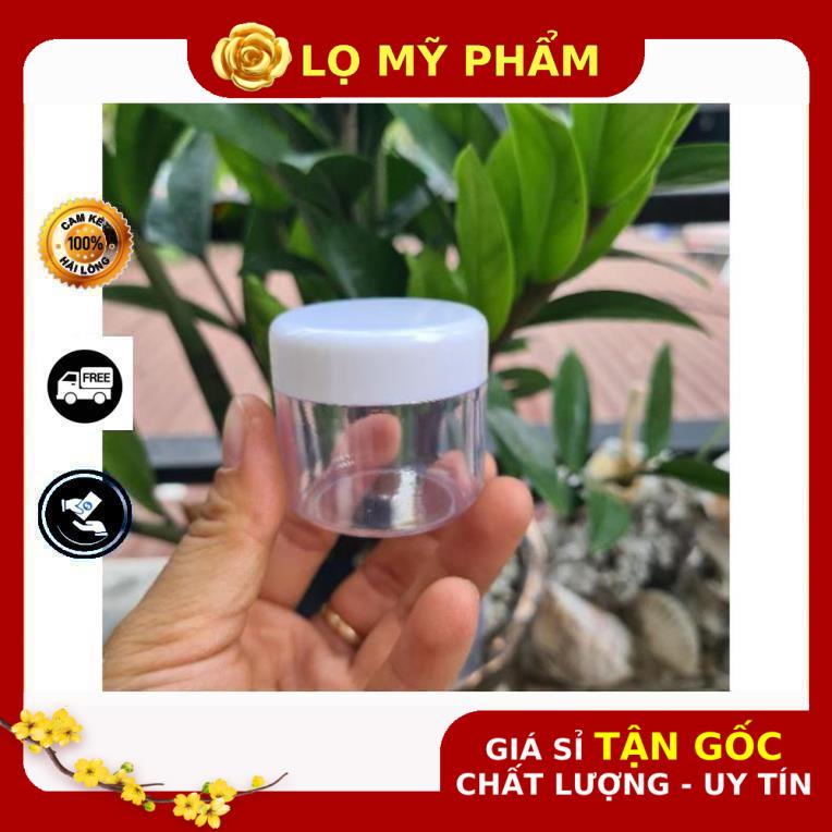 Hủ Đựng Kem ❤ GIÁ TỐT NHẤT ❤ [10c] Hủ kem nhựa trong 30g chiết mỹ phẩm , phụ kiện du lịch