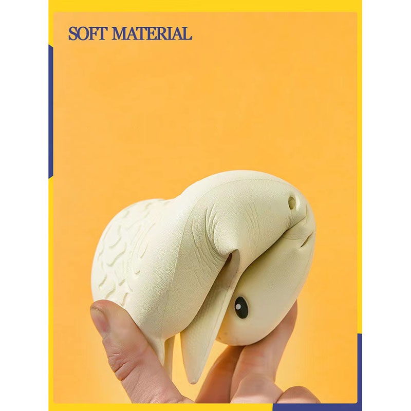 SANITKUN Dép Nhựa EVA Chống Trượt Chống Va Chạm Họa Tiết Thỏ Hoạt Hình Dễ Thương Cho Bé
