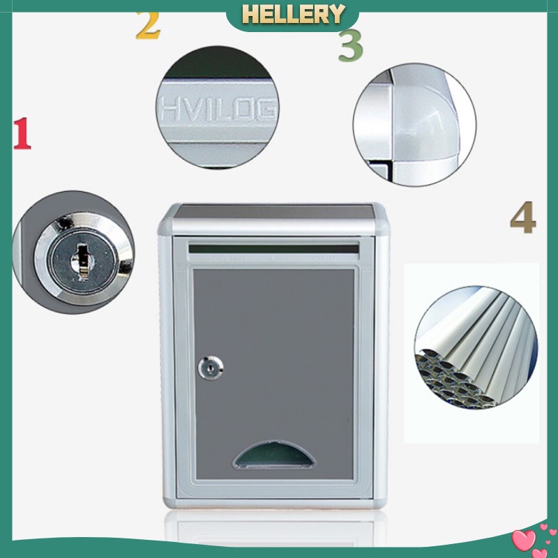 Hộp thư có khóa an toàn tiện lợi cho sử dụng ngoài trời