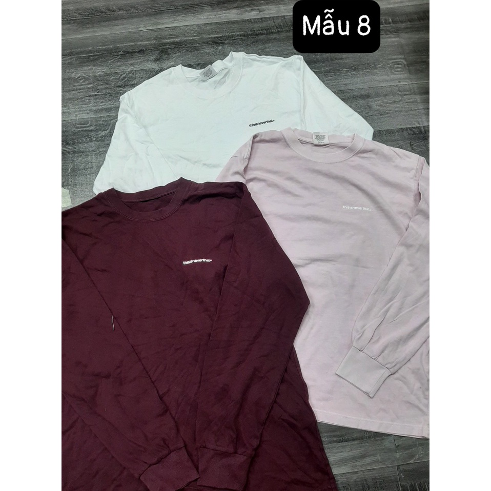 Áo Thun Unisex Tay Dài Thisisneverthat Lỗi Dơ KO Nhãn Chọn SP Ngẫu Nhiên - 3498 (Mẫu 6,7,8)