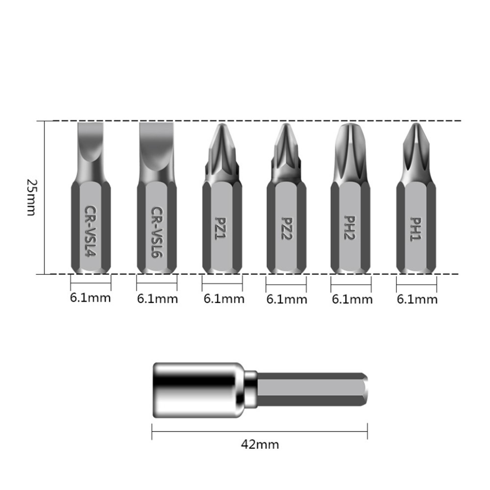 Bộ tuốc nơ vít chính xác mini đa chức năng Điện thoại di động Tháo lắp Công cụ chế biến gỗ cầm tay Cải tiến nhà