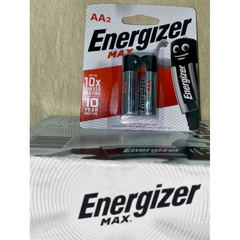 Pin Tiểu AA Energizer Max Alkaline 1,5V (Nhập khẩu Singapore)[Chính Hãng 100%]