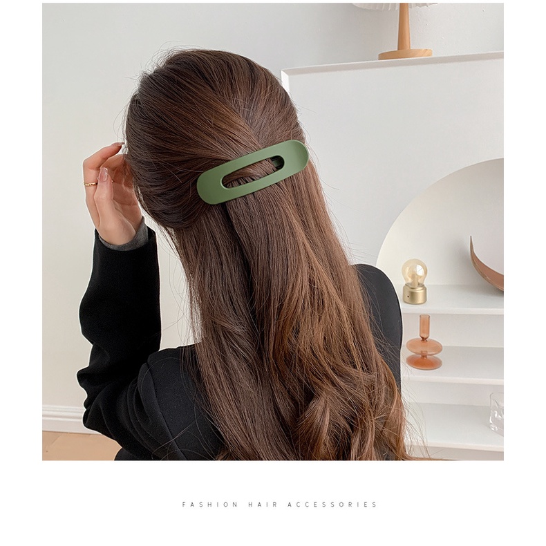 Kẹp Tóc Một Bên Cỡ Lớn Nhiều Màu Sắc Thời Trang Cho Nữ
