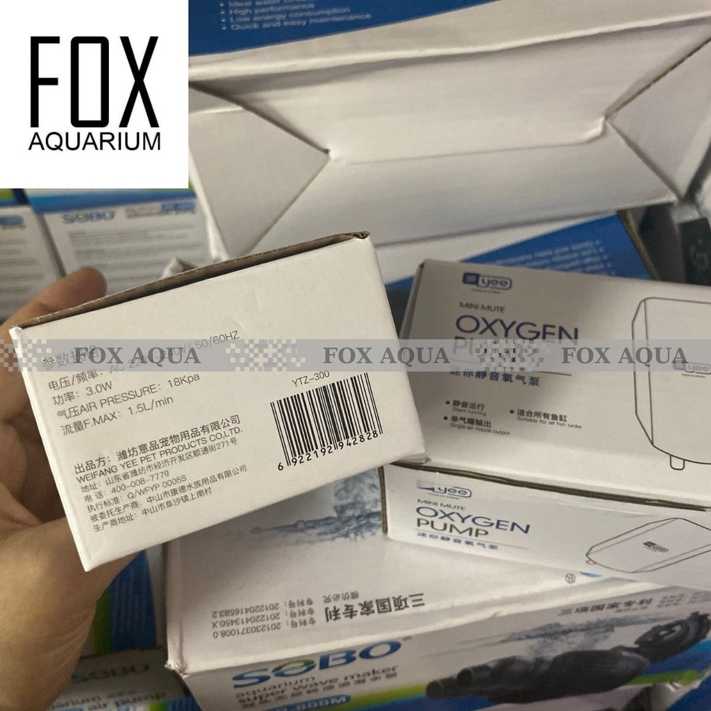 Sủi oxi siêu êm YEE cho bể cá - Sủi oxy cao cấp - Máy tạo khí siêu êm YTZ-300 | YTZ-212