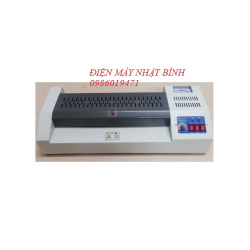 Máy ép Plastic Desktop Laminator khổ A3 lô trắng (Lô phi 25)