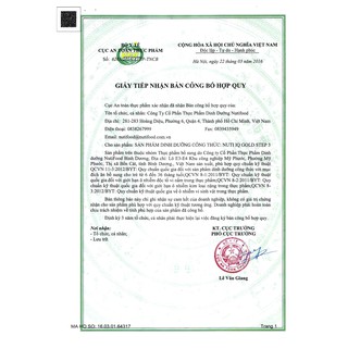 Sữa Bột Nutifood Nuti IQ Gold Step 3 - Hộp 900g