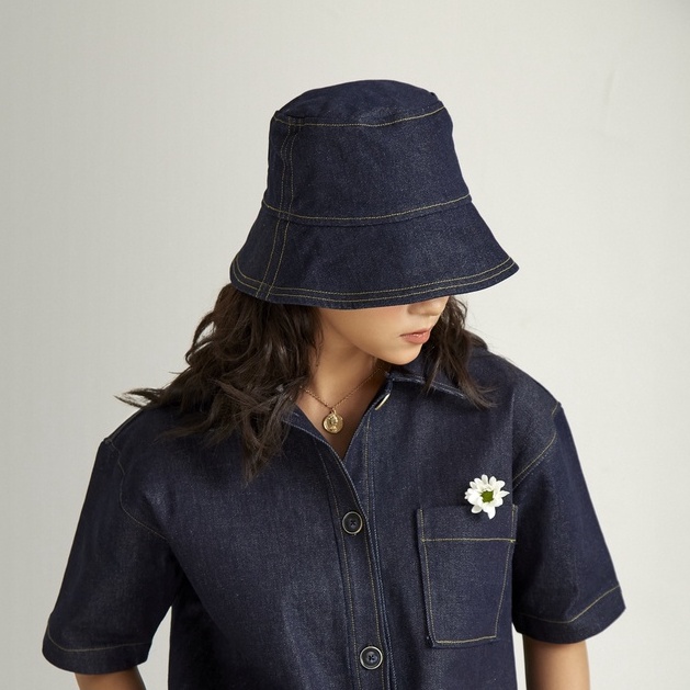 Tropical Denim Bucket - Nón Bucket Denim