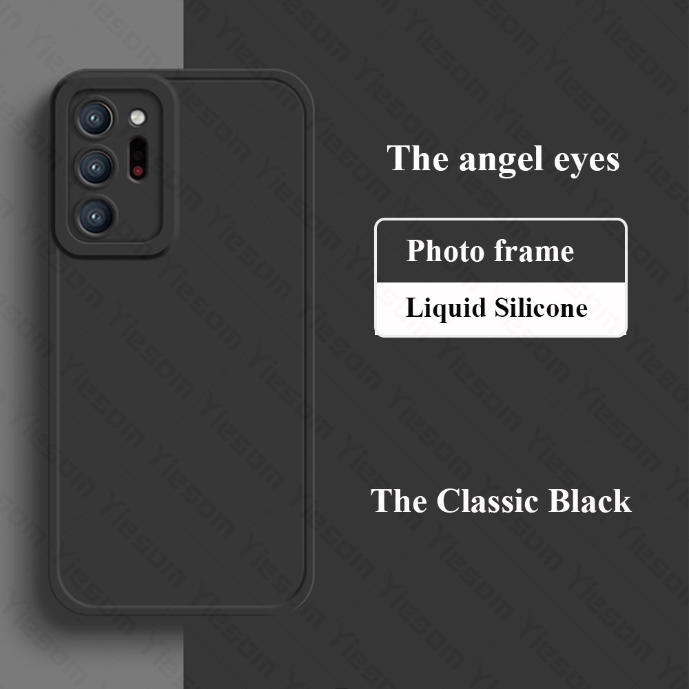 Ốp Điện Thoại Silicon Mềm Màu Trơn Bề Mặt Nhám Bảo Vệ Camera Dành Cho Samsung Galaxy Note 20 Ultra Note 10 Lite Plus A81