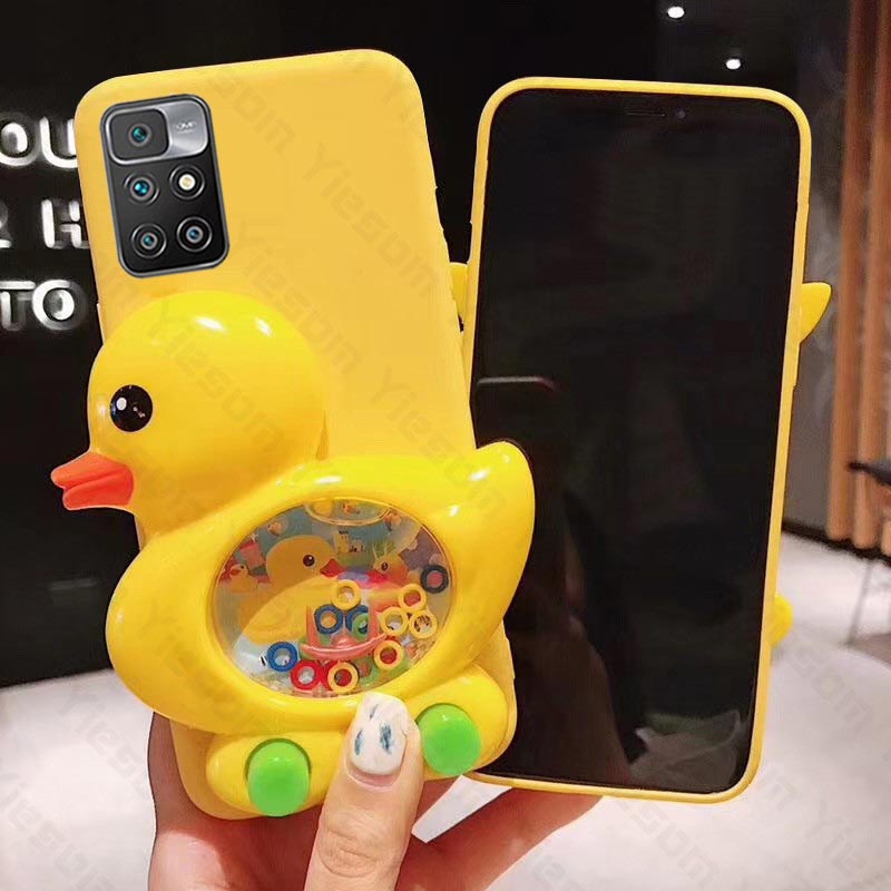 Ốp Điện Thoại Hình Chú Vịt 3D Dễ Thương Cho Redmi Note10 9 8 Pro 10S 9S Redmi 10 9 9T 9A 9C 8A 8