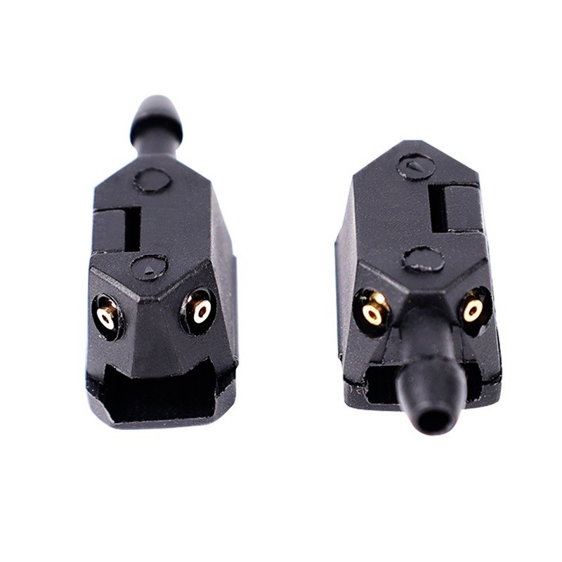 1 Cặp Vòi Xịt Nước Rửa Kính Chắn Gió Phía Trước Xe Hơi Thông Dụng